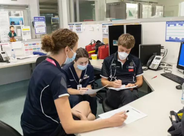 A physiotherapist team at Health New Zealand