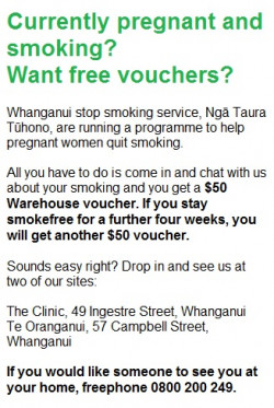 WDHB smokefree voucher offer